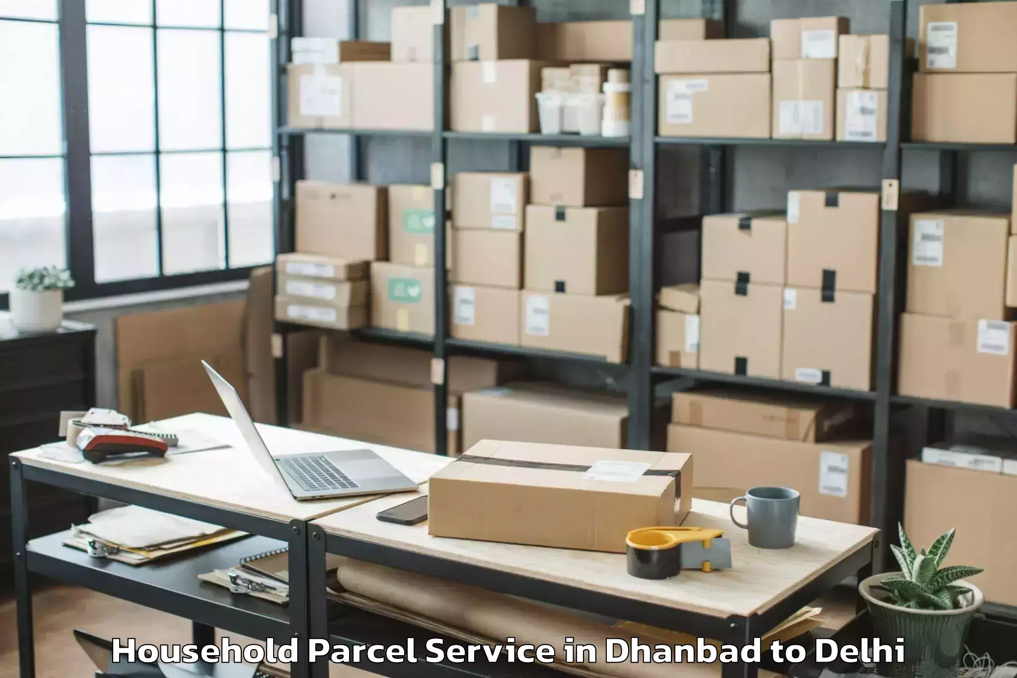 Book Dhanbad to Darya Ganj Household Parcel Online